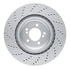 62431073D by DYNAMIC FRICTION COMPANY - DFC GEOSPEC Coated Rotor - Drilled