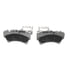 MX1014A by WAGNER - Wagner Brake ThermoQuiet MX1014A Semi-Metallic Disc Brake Pad Set