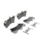 MX1014A by WAGNER - Wagner Brake ThermoQuiet MX1014A Semi-Metallic Disc Brake Pad Set