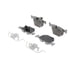 MX1042 by WAGNER - Wagner Brake ThermoQuiet MX1042 Semi-Metallic Disc Brake Pad Set