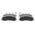 MX1069 by WAGNER - Wagner Brake ThermoQuiet MX1069 Semi-Metallic Disc Brake Pad Set