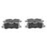 MX1099 by WAGNER - Wagner Brake ThermoQuiet MX1099 Semi-Metallic Disc Brake Pad Set