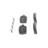 MX1314 by WAGNER - Wagner Brake ThermoQuiet MX1314 Semi-Metallic Disc Brake Pad Set