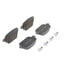 MX1314 by WAGNER - Wagner Brake ThermoQuiet MX1314 Semi-Metallic Disc Brake Pad Set