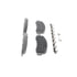 MX1333 by WAGNER - Wagner Brake ThermoQuiet MX1333 Semi-Metallic Disc Brake Pad Set