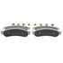 MX1334 by WAGNER - Wagner Brake ThermoQuiet MX1334 Semi-Metallic Disc Brake Pad Set