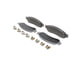 MX1334A by WAGNER - Wagner Brake ThermoQuiet MX1334A Semi-Metallic Disc Brake Pad Set