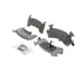 MX154 by WAGNER - Wagner Brake ThermoQuiet MX154 Semi-Metallic Disc Brake Pad Set