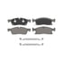 MX1629A by WAGNER - Wagner Brake ThermoQuiet MX1629A Semi-Metallic Disc Brake Pad Set