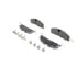 MX1611A by WAGNER - Wagner Brake ThermoQuiet MX1611A Semi-Metallic Disc Brake Pad Set