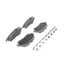 MX1775 by WAGNER - Wagner Brake ThermoQuiet MX1775 Semi-Metallic Disc Brake Pad Set