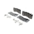 MX1792 by WAGNER - Wagner Brake ThermoQuiet MX1792 Semi-Metallic Disc Brake Pad Set