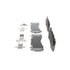 MX1792 by WAGNER - Wagner Brake ThermoQuiet MX1792 Semi-Metallic Disc Brake Pad Set