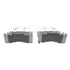 MX1792 by WAGNER - Wagner Brake ThermoQuiet MX1792 Semi-Metallic Disc Brake Pad Set