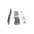 MX1792 by WAGNER - Wagner Brake ThermoQuiet MX1792 Semi-Metallic Disc Brake Pad Set