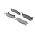 MX269 by WAGNER - Wagner Brake ThermoQuiet MX269 Semi-Metallic Disc Brake Pad Set