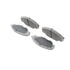 MX303 by WAGNER - Wagner Brake ThermoQuiet MX303 Semi-Metallic Disc Brake Pad Set