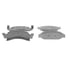 MX360 by WAGNER - Wagner Brake ThermoQuiet MX360 Semi-Metallic Disc Brake Pad Set