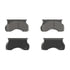 MX450 by WAGNER - Wagner Brake ThermoQuiet MX450 Semi-Metallic Disc Brake Pad Set