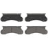 MX450 by WAGNER - Wagner Brake ThermoQuiet MX450 Semi-Metallic Disc Brake Pad Set