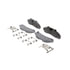 MX652 by WAGNER - Wagner Brake ThermoQuiet MX652 Semi-Metallic Disc Brake Pad Set