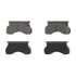 MX450 by WAGNER - Wagner Brake ThermoQuiet MX450 Semi-Metallic Disc Brake Pad Set