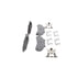 MX652 by WAGNER - Wagner Brake ThermoQuiet MX652 Semi-Metallic Disc Brake Pad Set