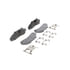 MX652 by WAGNER - Wagner Brake ThermoQuiet MX652 Semi-Metallic Disc Brake Pad Set