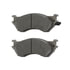 MX702 by WAGNER - Wagner Brake ThermoQuiet MX702 Semi-Metallic Disc Brake Pad Set