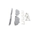 MX679 by WAGNER - Wagner Brake ThermoQuiet MX679 Semi-Metallic Disc Brake Pad Set