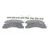 MX756 by WAGNER - Wagner Brake ThermoQuiet MX756 Semi-Metallic Disc Brake Pad Set