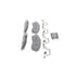 MX757 by WAGNER - Wagner Brake ThermoQuiet MX757 Semi-Metallic Disc Brake Pad Set