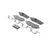 MX757 by WAGNER - Wagner Brake ThermoQuiet MX757 Semi-Metallic Disc Brake Pad Set