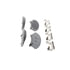 MX818 by WAGNER - Wagner Brake ThermoQuiet MX818 Semi-Metallic Disc Brake Pad Set