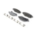 MX818 by WAGNER - Wagner Brake ThermoQuiet MX818 Semi-Metallic Disc Brake Pad Set