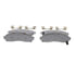 MX913 by WAGNER - Wagner Brake ThermoQuiet MX913 Semi-Metallic Disc Brake Pad Set