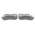 MX965 by WAGNER - Wagner Brake ThermoQuiet MX965 Semi-Metallic Disc Brake Pad Set