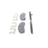 MX913 by WAGNER - Wagner Brake ThermoQuiet MX913 Semi-Metallic Disc Brake Pad Set