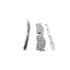 MX965 by WAGNER - Wagner Brake ThermoQuiet MX965 Semi-Metallic Disc Brake Pad Set