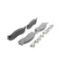MX965 by WAGNER - Wagner Brake ThermoQuiet MX965 Semi-Metallic Disc Brake Pad Set