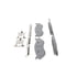 MX966B by WAGNER - Wagner Brake ThermoQuiet MX966B Semi-Metallic Disc Brake Pad Set