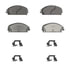 OEX1058 by WAGNER - OEX Ceramic Brake Pad