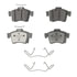 Wagner OEX1095 Disc Brake Pad Set OEX Ceramic Brake Pad