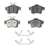 Wagner OEX1095A Disc Brake Pad Set OEX Ceramic Brake Pad