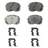 OEX1295A by WAGNER - Premium Ceramic Disc Pad
