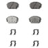 OEX1301 by WAGNER - Premium Ceramic Disc Pad
