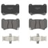 OEX1396 by WAGNER - OEX Ceramic Brake Pad