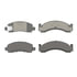 OEX149M by WAGNER - OEX Semi-Met Brake Pad