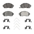 OEX1548 by WAGNER - OEX Ceramic Brake Pad