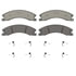 OEX1565A by WAGNER - OEX Ceramic Brake Pad